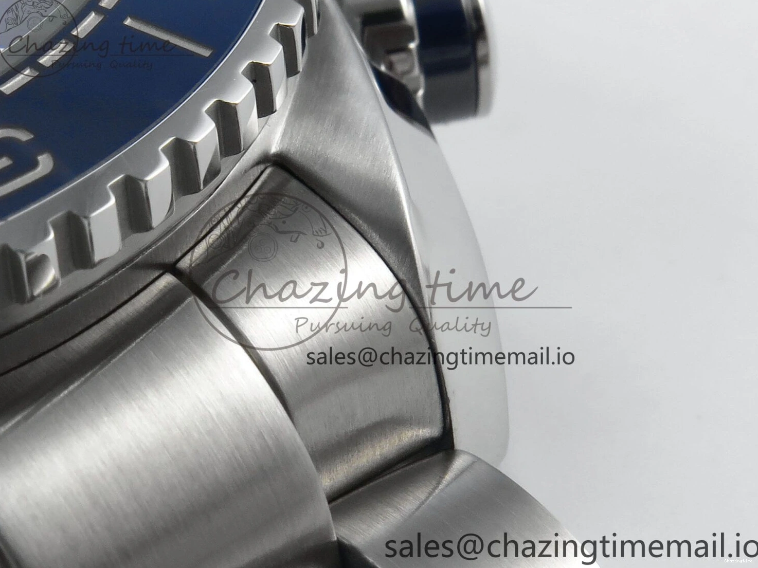 0501 Planet Ocean Master Chronometer 600M 45.5mm SS SCF 1:1 Best Edition Blue Bezel Blue Dial on SS Bracelet A9900 Super Clone Lightweight 7676